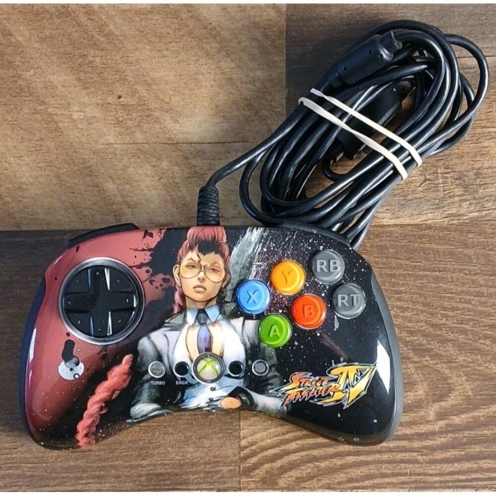 Mad Catz Xbox 360/PC Wired Street Fighter IV FightPad - Viper - Tested